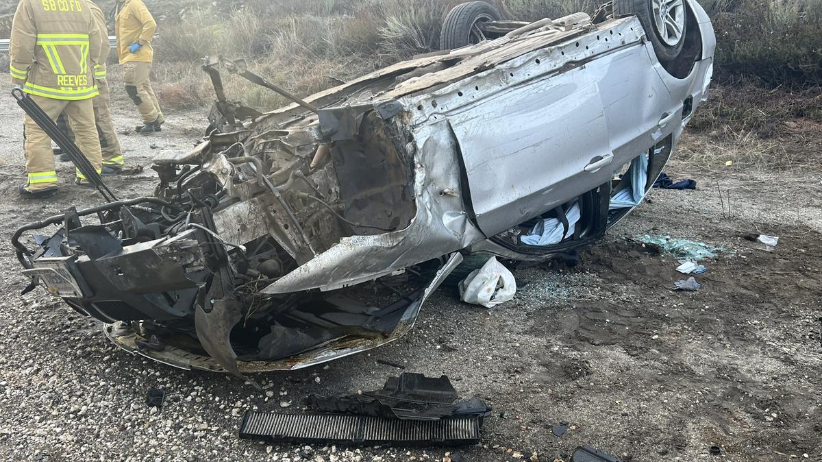 A rollover crash on Highway 166 east of Santa Maria sent one man to the hospital with critical injuries late Jan. 21, 2024. 