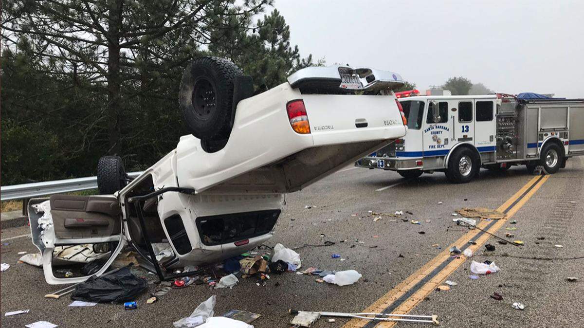 One person was killed and another was critically injured Friday in a head-on vehicle collision on Highway 154 at the San Marcos Pass summit. 