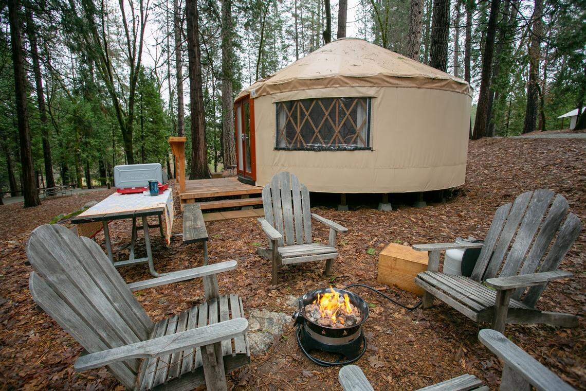 Inn Town Campground in Nevada City was named No. 1 on USA Today’s Best10 list of the top RV campgrounds in the United States. The campground features an insulated and heated yurt.