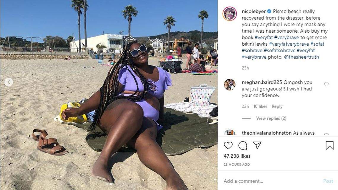 Netflix host visits SLO’s Madonna Inn, shows off ‘bikini lewks’ at local beach