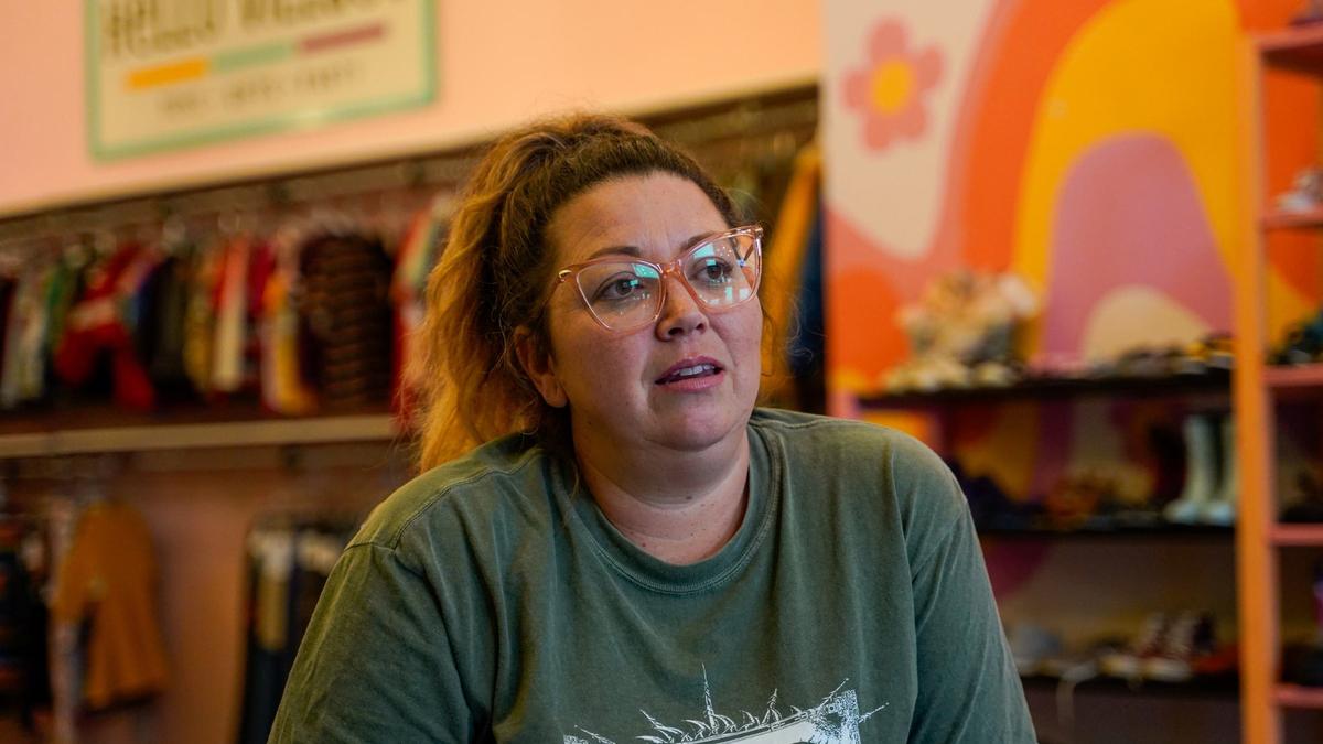 Hello Village Mercantile owner Krista Bandy announced its closure in Arroyo Grande Thursday, Oct. 10, 2024. Hello Village specialized in reselling clothing and toys for babies and young children.