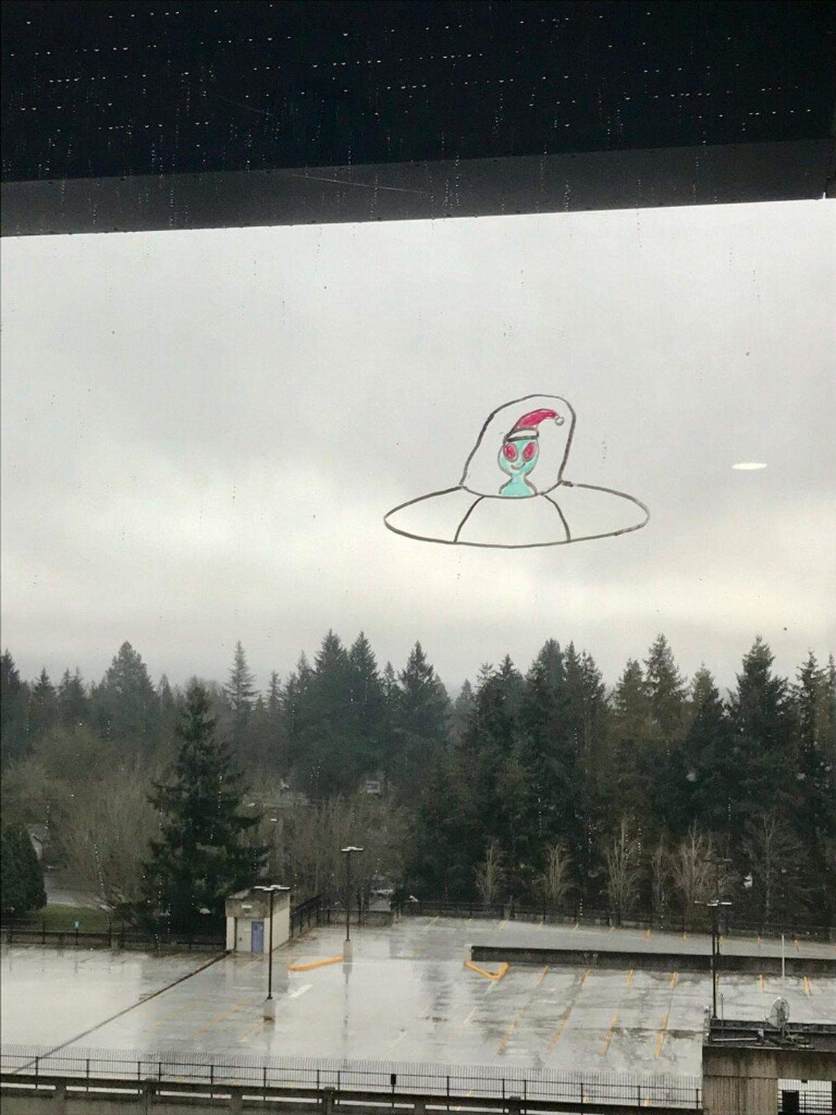 “Rubes” creator and Nipomo resident Leigh Rubin decorated the windows of his friend Steve Ulrich’s hospital room while Ulrich recovered from a heart transplant in December 2022. Rubin spent around three months acting as Ulrich’s caretaker, while working on his comic strip remotely.