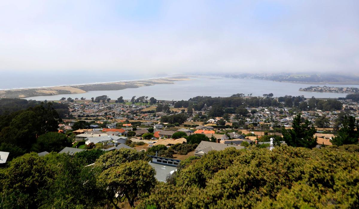 A view from Alamo Drive in the Cabrillo Estates neighborhood looks over the town of Los Osos, which has been under a building moratorium since 1988.