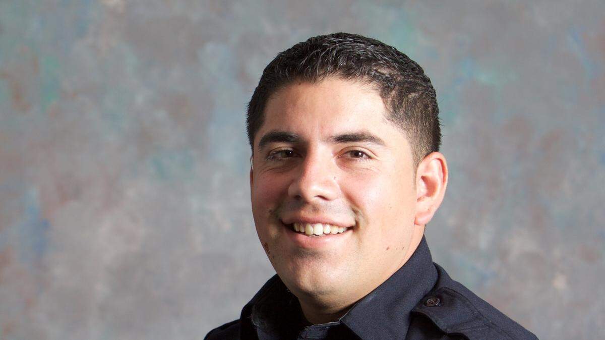San Luis Obispo Police Det. Steve Orozco was injured in a shooting while serving a search warrant to suspect Edward Zamora Giron on Monday, May 10, 2021, at his apartment. Det. Luca Benedetti was killed in the shooting.