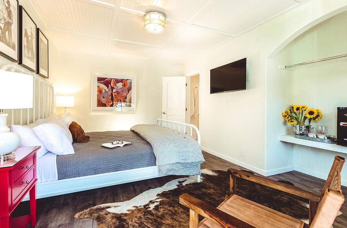 Stables Inn in Paso Robles, California is “modern, stylish and unpretentious,” the hotel said, “with touches of Western chic.”
