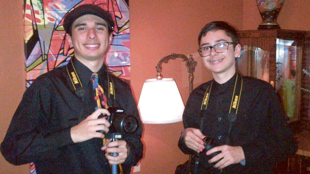 Kyle and Carlos Plummer of Cambria have won awards for their video productions.