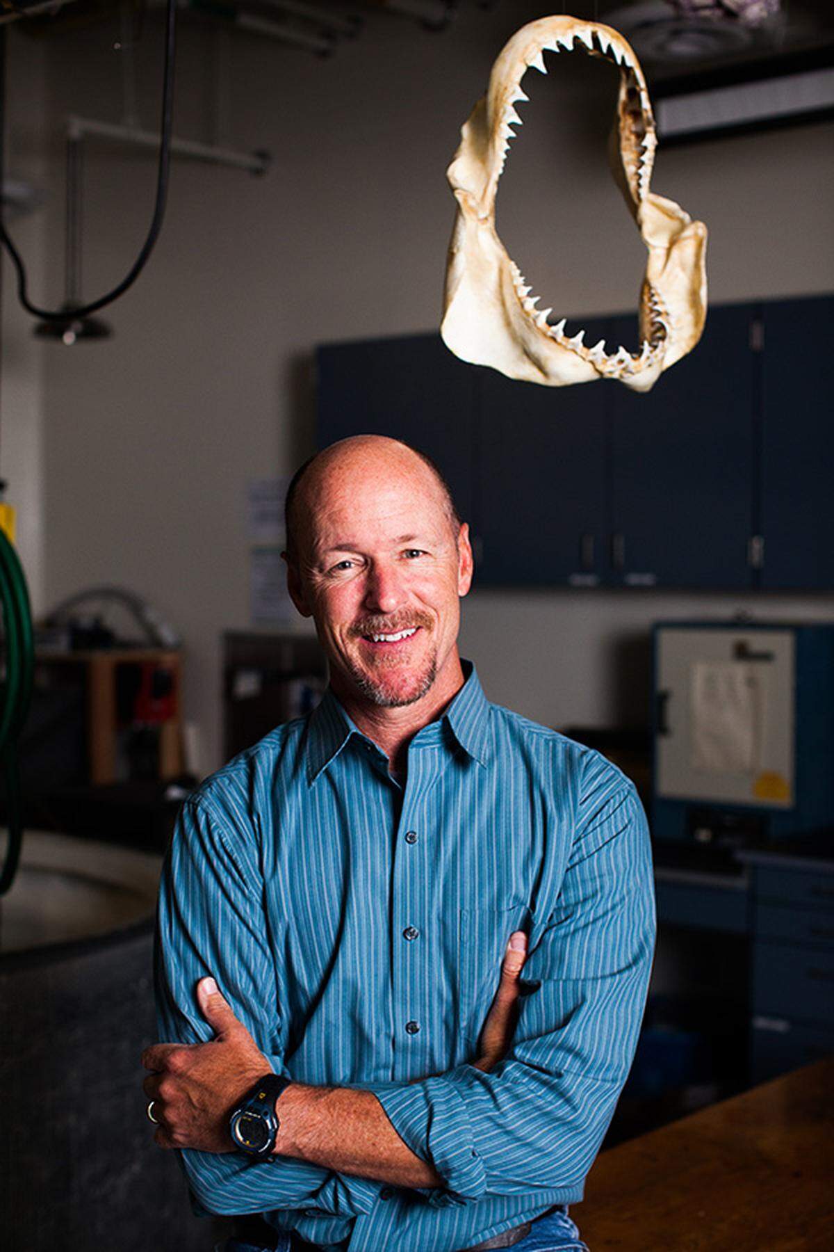 Dr. Chris Lowe is a professor in marine biology and director of the Shark Lab at California State University, Long Beach, where he and his students work with acoustic and satellite telemetry techniques to study sharks, rays and gamefishes.