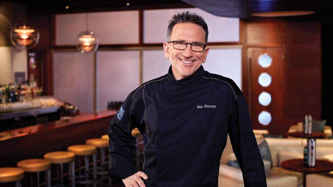 Chef Rick Moonen at Mandalay Bay in Las Vegas.