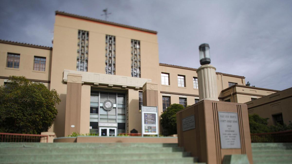 San Luis Obispo’s 1940 courthouse was built by the WPA and is part of the SLO County Government Center.
