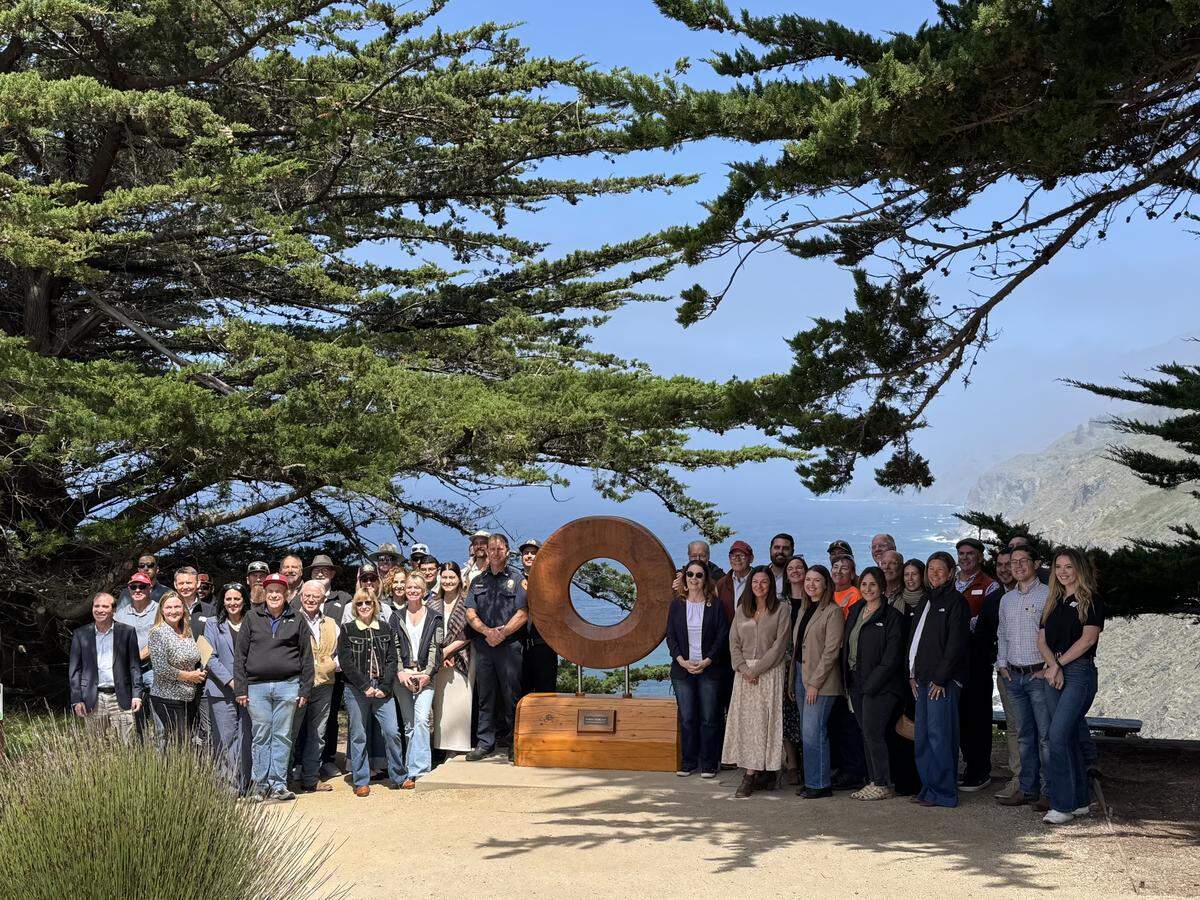 California Department of Transportation officials and Central Coast leaders gathered at Ragged Point Inn on Friday, May 15, to celebrate the surge in business in Big Sur following Highway 1’s full reopening.