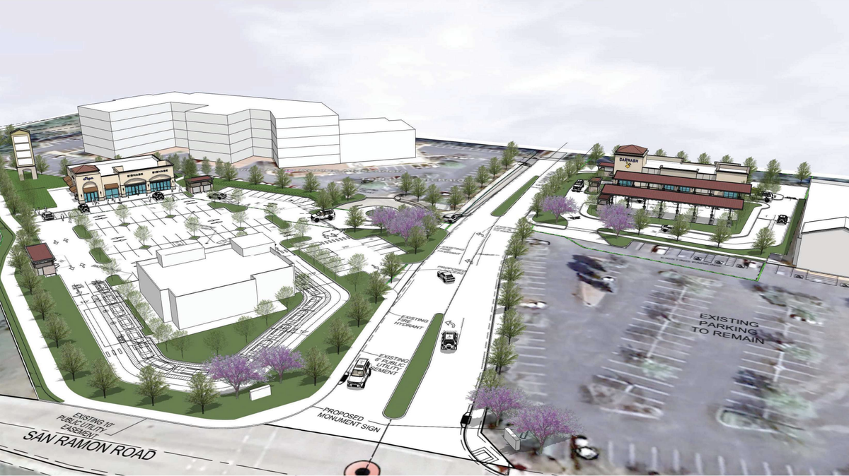 A new Chick-fil-A drive-through restaurant, a car wash and another storefront will be built on three empty lots in Atascadero that have been unfilled since 1999, according to master development plan amended by the City Council on March 24, 2026. The Chik-fil-A is the property closest to San Ramon Road, and the car wash will be located next to Staples, at right.
