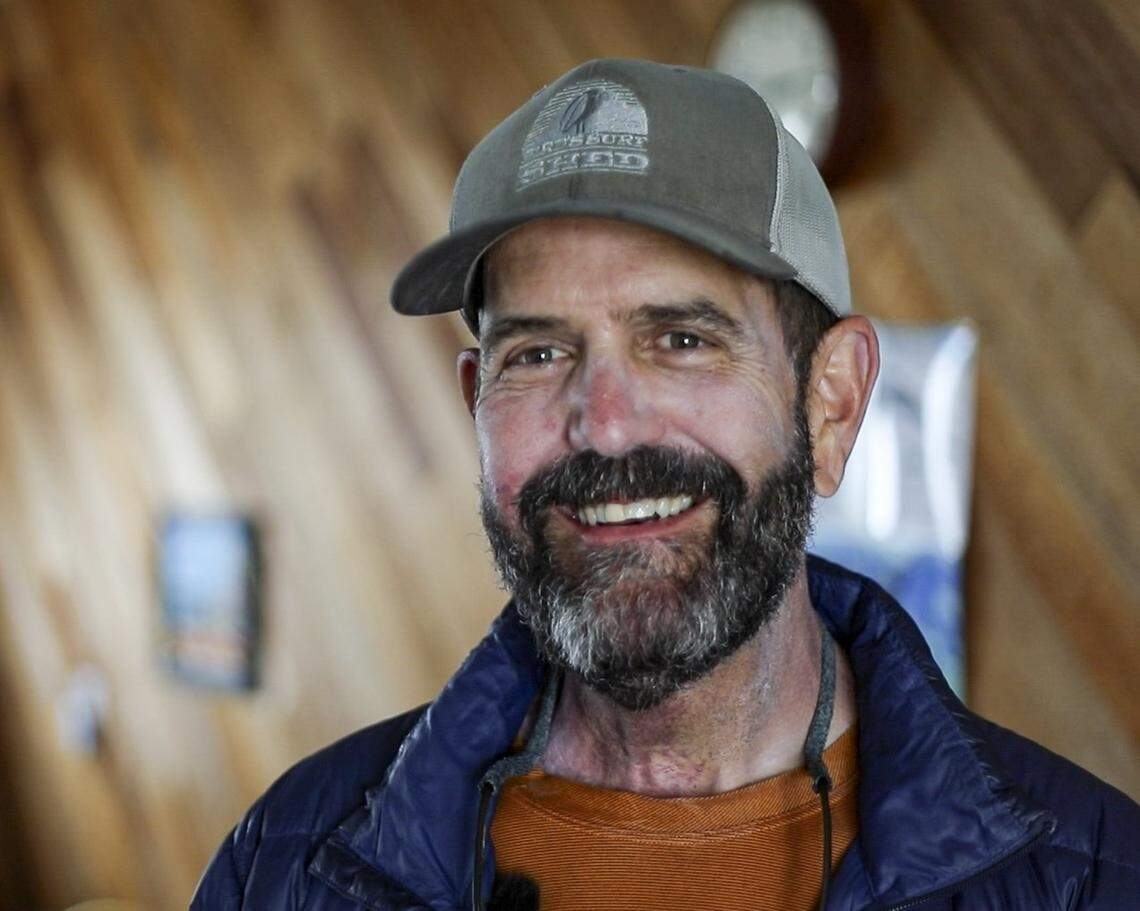 Dave Weller, the Director of the Marine Mammal and Turtle Division of NOAA’s Southwest Fisheries Science Center, talks about the gray whale migration on April 9, 2026.