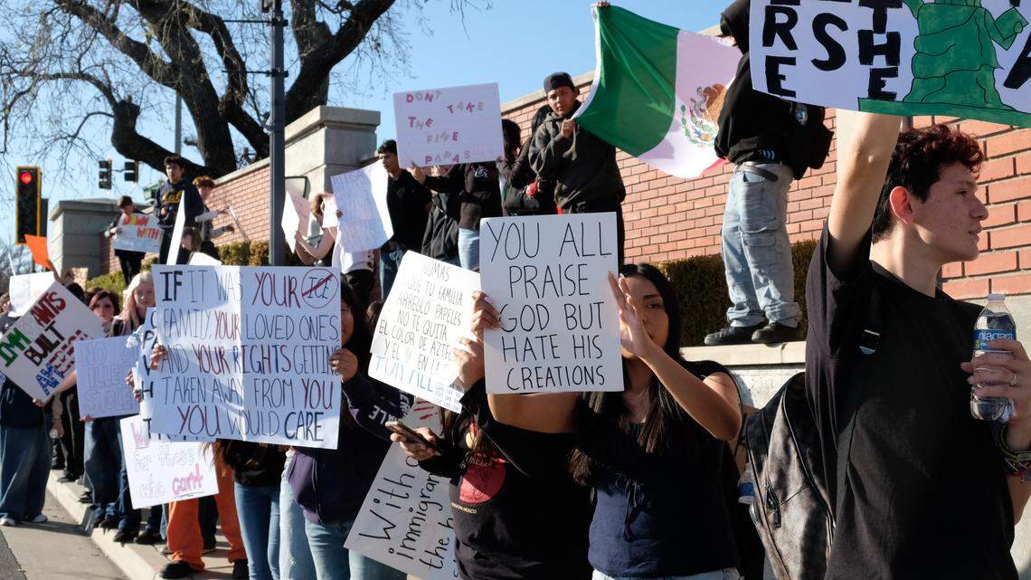 300 students stage walkout to protest ICE. ‘Without immigrants, Paso isn’t Paso.’