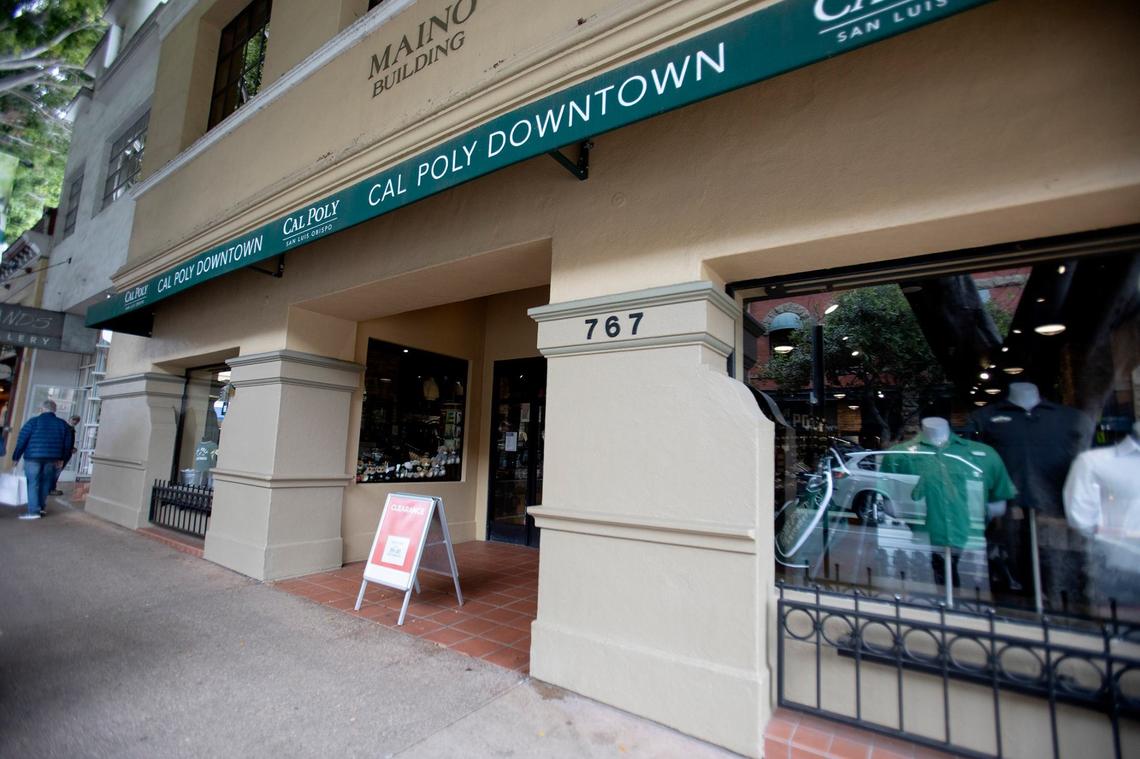 Cal Poly is moving its downtown store to the vacant space at 1144 Chorro St. in downtown San Luis Obispo. Its Center for Innovation & Entrepreneurship and Mustang Shop will move into the spot.