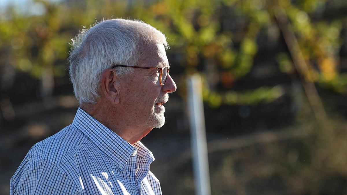 Vintner Jean-Pierre Wolff of Wolff Vineyards in San Luis Obispo’s Edna Valley said he lost business in Canada once tariffs went into effect.