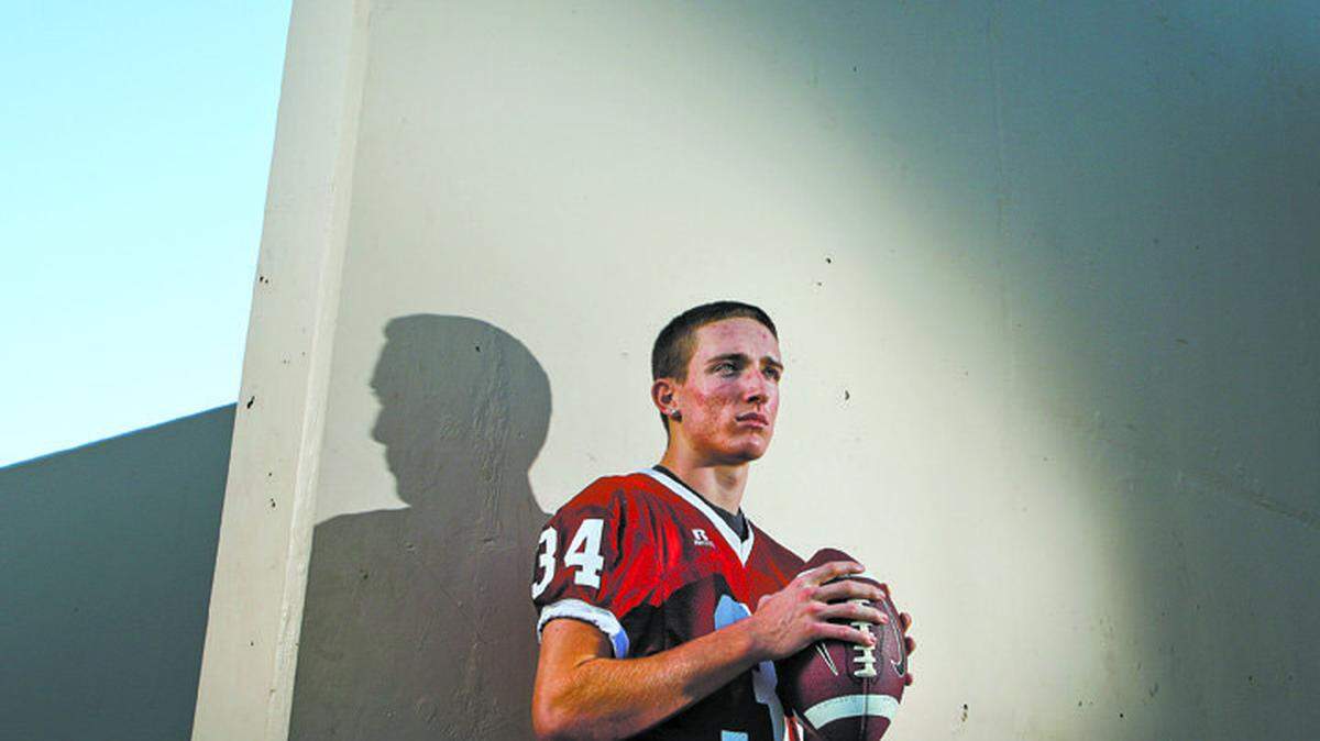 Paso Robles High receiver Bailey Gaither scored 30 touchdowns this season and was named The Tribune County Player of the Year.