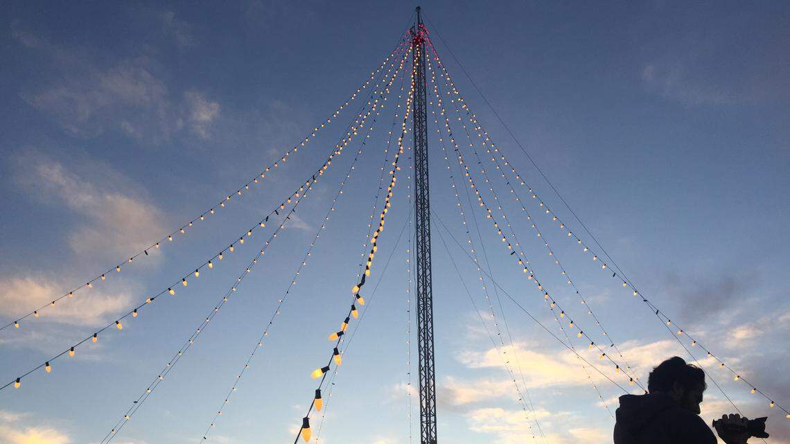 ‘Their Christmas card to the community’: The story behind the Madonnas’ mountaintop tree