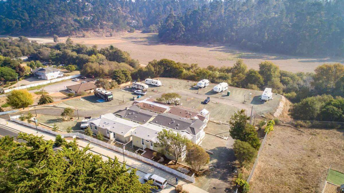 Castle Cottages development is located on about 2 acres of land at 1460 Main St., between the Cambria Faire, Cambria Grammar School and Santa Rosa Creek.