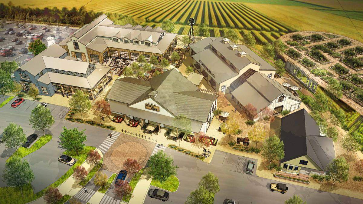 The Agricultural Heritage and Learning Center at San Luis Ranch will feature restaurants and shops, a public museum, and an organic farm.