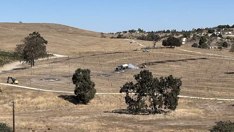 SLO County winery burned vines as PG&E cut power over fire risk. Is that allowed?