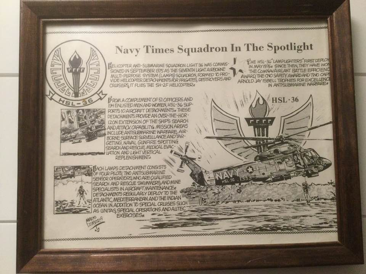 A Navy Times article highlights John Lindsey’s U.S. Navy search and rescue squadron.