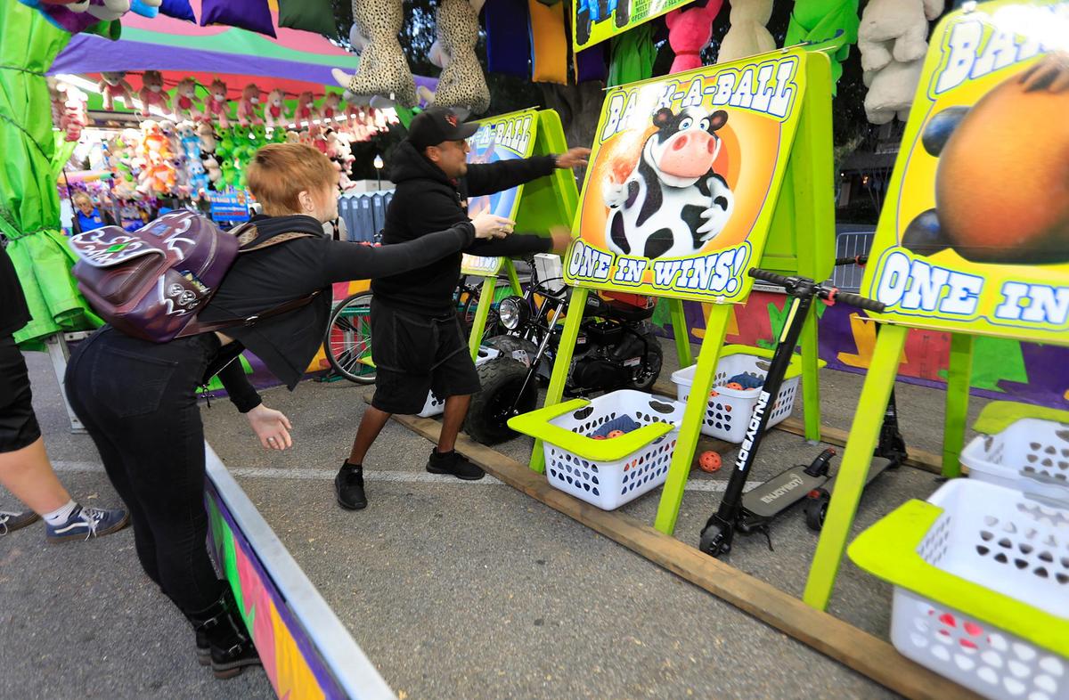 The Atascadero Fall Festival brought a Ferris wheel, carnival rides and games, live music, food and a beer garden to Sunken Gardens for three days, from Friday to Sunday, Nov. 19-21, 2021.