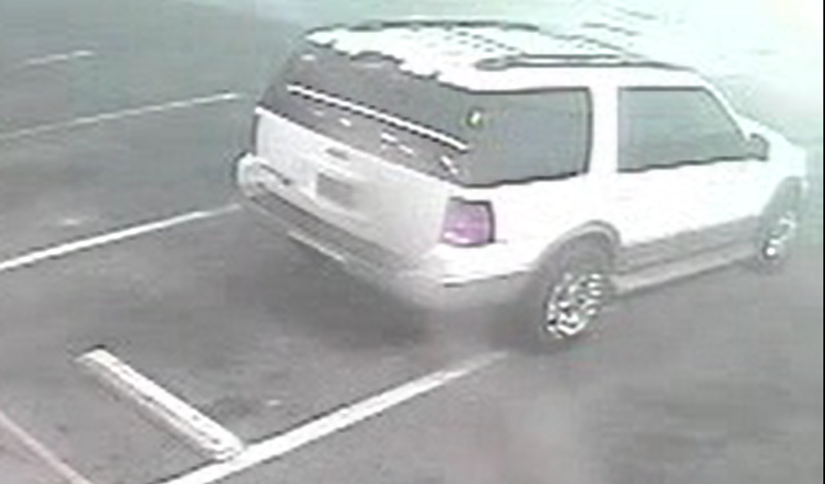 Two people were seen fleeing the scene of a armed robbery in Pismo Beach in a white Ford Explorer. 
