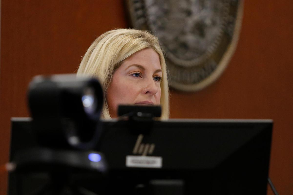 Paul Flores sentencing held at Monterey Superior Court in Salinas will continued at 1 p.m. Paul Flores, left, Robert Sanger, defense attorney, Crystal Seiler, Deputy District Attorney and Chris Peuvrelle, District Attorney for the San Luis Obispo County District Attorney’s office.