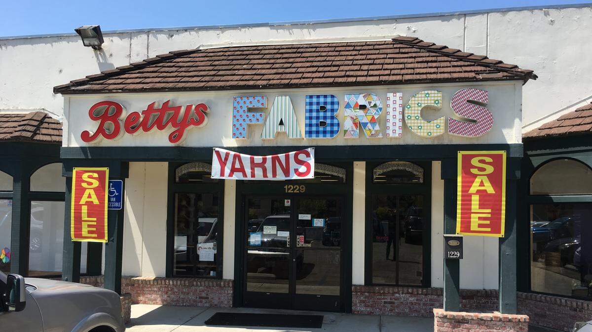 Betty’s Fabrics is closing its San Luis Obispo location after 45 years.