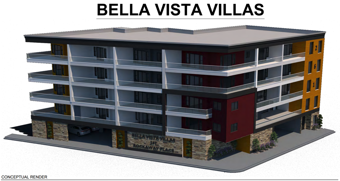 Bella Vista Villas, a 20-unit condominium building with parking and commercial space on the second floor, got approval from the Grover Beach Planning Commission on Tuesday, Sept. 2, 2025. The project includes two affordable units and will sit on a 0.24-acre lot at 261 Rockaway Ave.