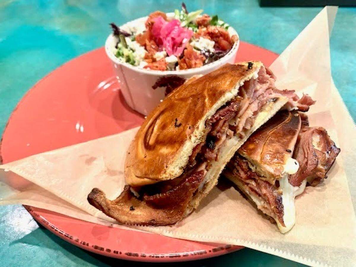 The Cuban sandwich is one of the lunch options at the Morning After Cafe in Paso Robles.