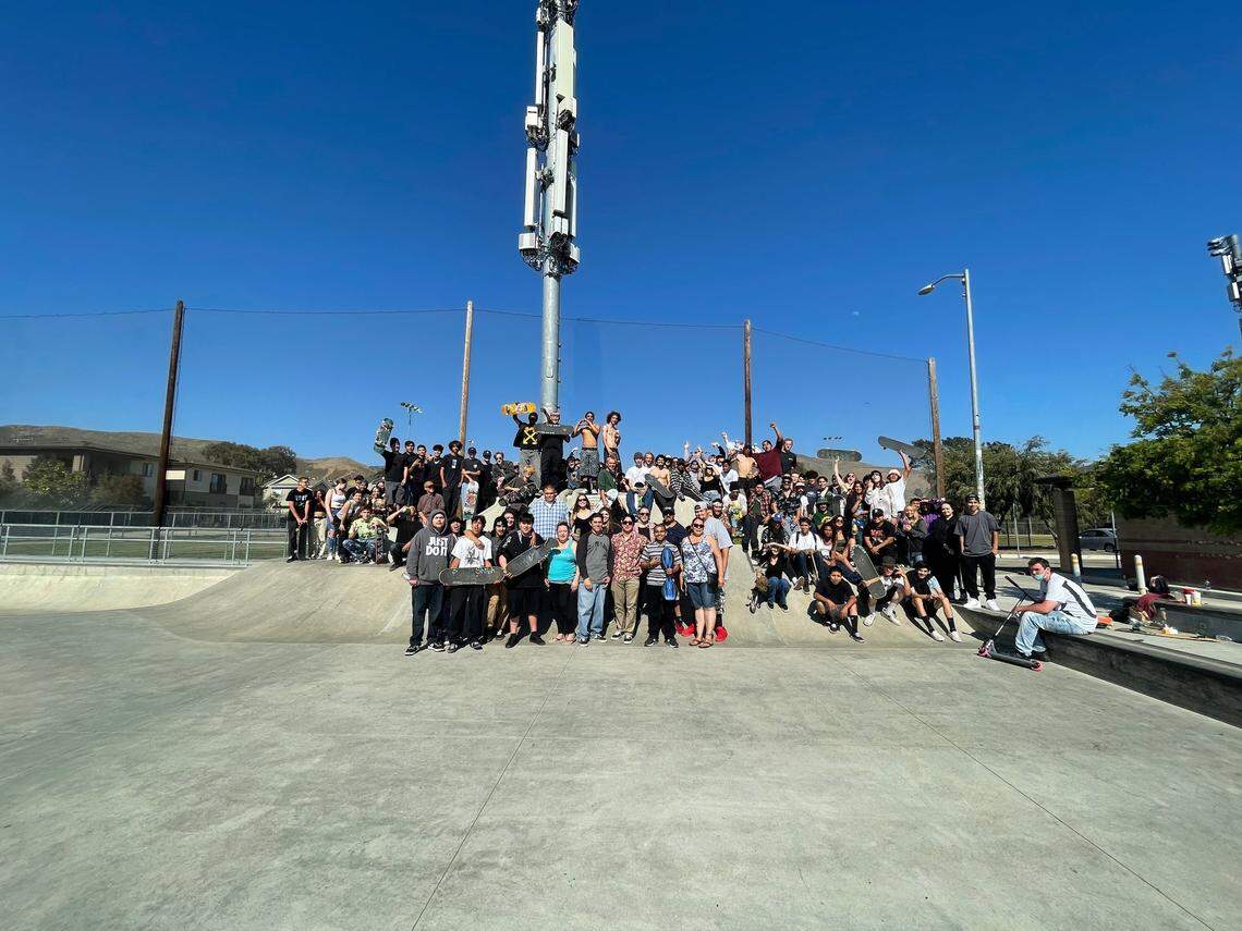 About 50 friends and family members gathered at the San Luis Obispo Skate Park to celebrate Shiloh Delgadillo’s life on Sunday, June 20, 2021.