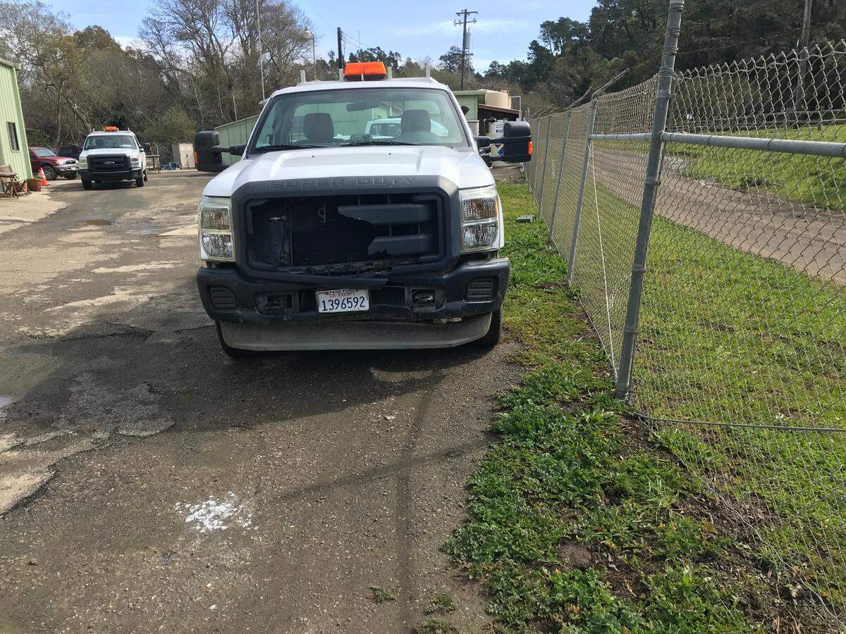 This pickup truck was allegedly stolen from a Cambria Community Services District utility yard on Sunday, Feb. 26, 2023.