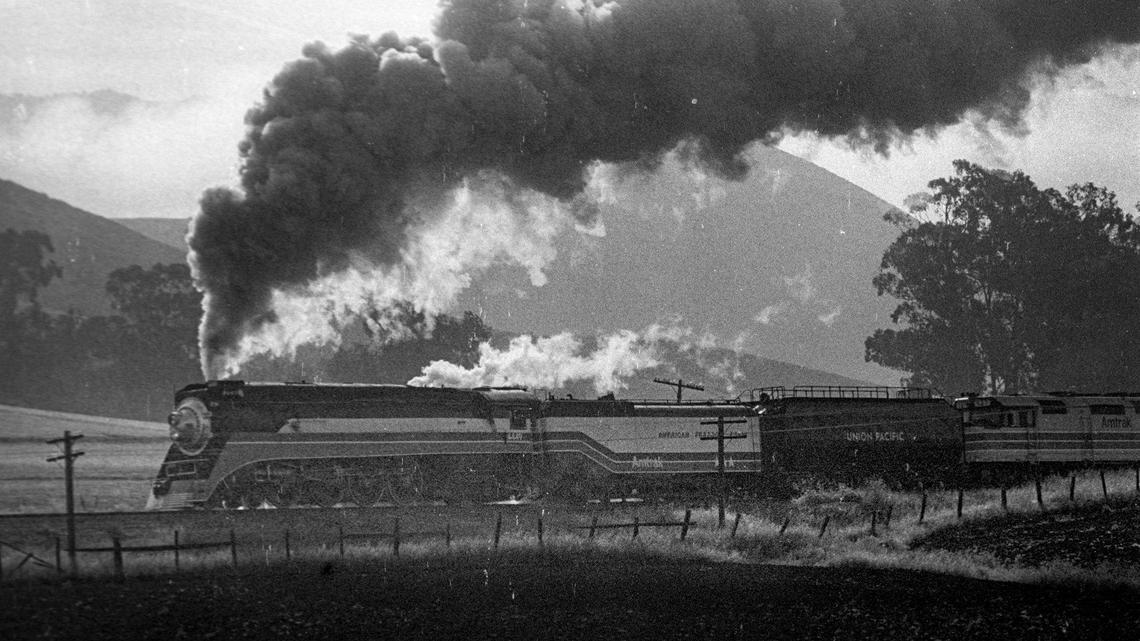 Hundreds turned out to see classic steam engine visit San Luis Obispo
