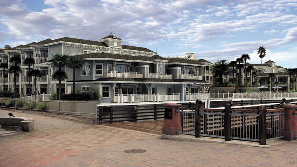 Here's an architectural rendering of the BeachWalk Resort project proposed in downtown Pismo Beach.