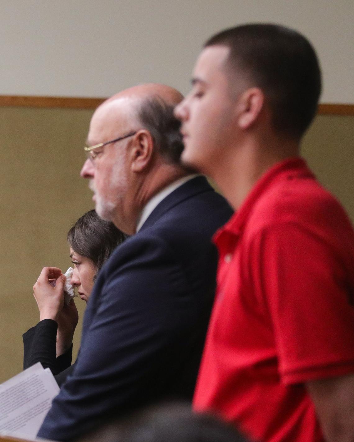In superior court from the left: Brianna Morales, 24, attorney Robert Sanger and Nikko Anaya, 20. Morales and Anaya were sentenced Wednesday, May 22, 2019. Initially charged with felony human trafficking of a minor for sex, both agreed to plead no contest to a felony kidnapping charge in April. Nikko Anaya, 20, and Brianna Morales, 24, both of Manteca, were sentenced Wednesday to 364 days in San Luis Obispo County Jail.