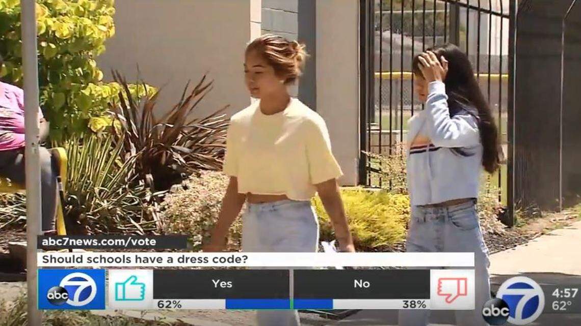 Alameda Unified School District in the Bay Area loosened its dress code, stating that students will be able to wear anything they want, within reason. The dress code has been approved on a trial basis and was designed to avoid shaming students.