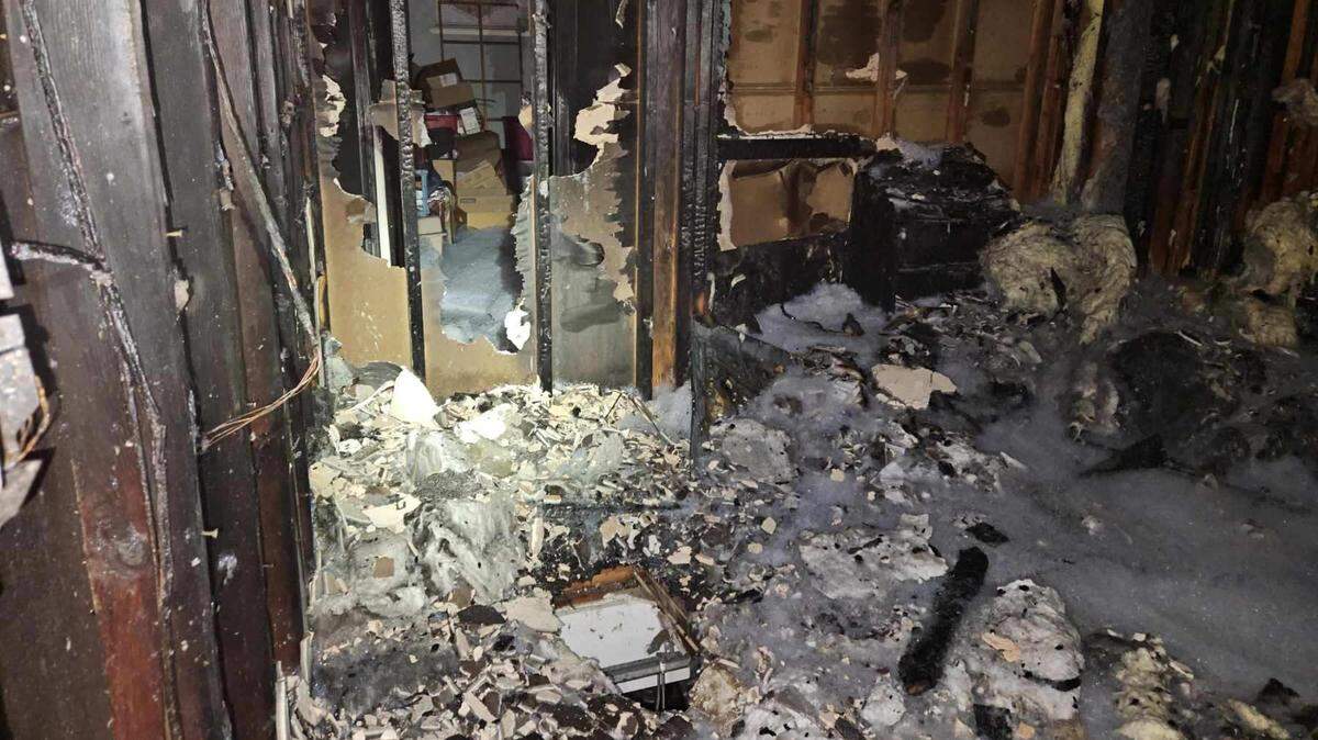 A fire was reported at 1980 Spencer St. in Cambria early Sunday. The house sustained serious damage, but the occupants and their pets got out safely.