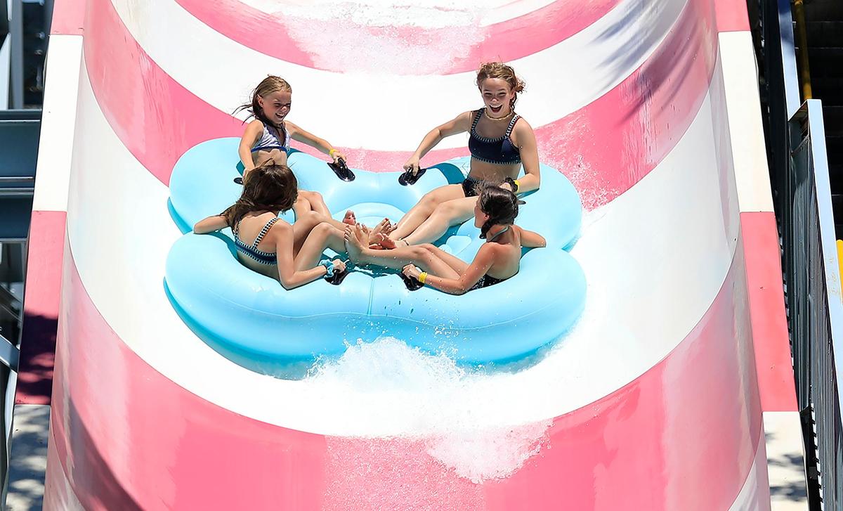 The Ravine Water Park in Paso Robles, pictured here in a 2019 photo, canceled its 2020 season due to coronavirus concerns and state health and safety regulations.