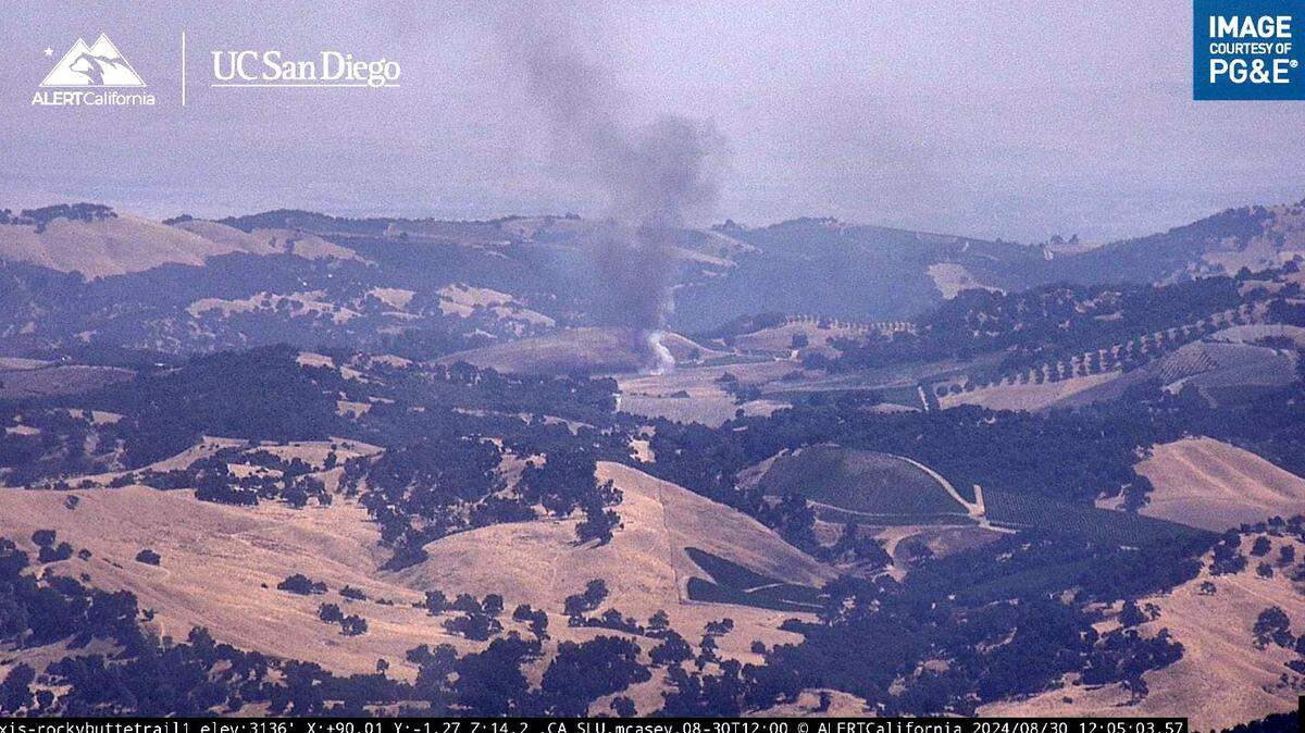 Firefighters responded to a vegetation fire at the 8800 block of Chimney Rock Road on Aug. 30, 2024.