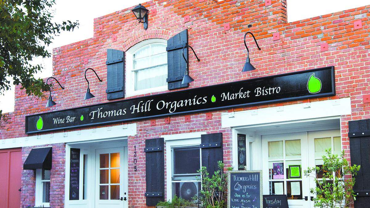 Thomas Hill Organics first opened in a picturesque alley off 13th and Park streets in Paso Robles.