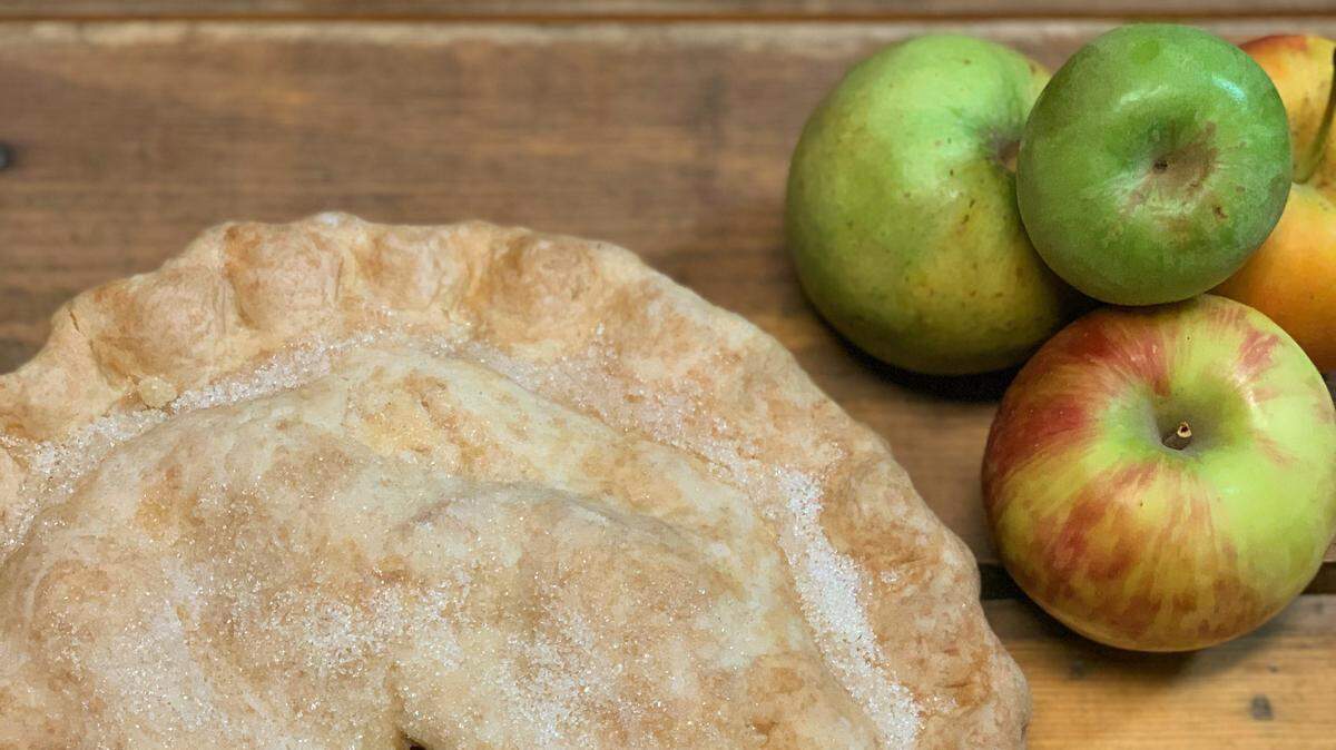 The heirloom apple pie at Bramble Pie Company in Atascadero is made with organic biodynamic apples from Windrose Farm in Paso Robles.