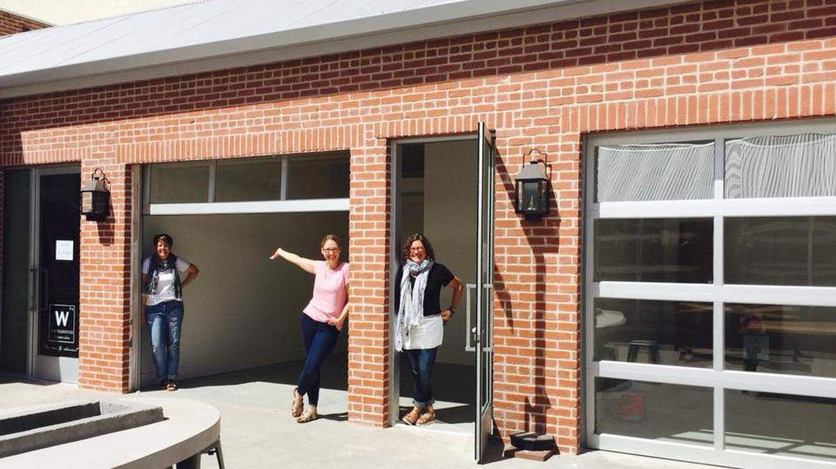 The owners of General Store Paso Robles at their second shop, Notable Goods, which is currently being renovated. The shop will open in August 2018.