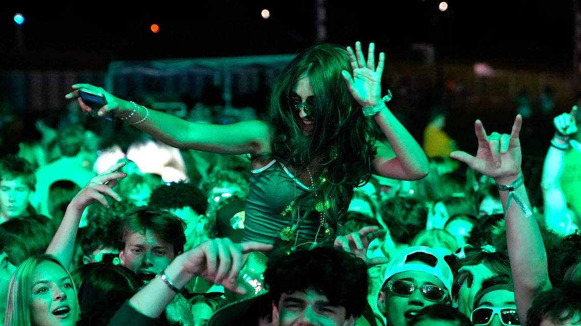 Thousands revel at Cal Poly for St. Fratty’s Day concert, streets remain quiet