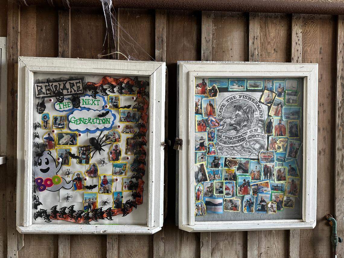 Karen Buccat died Jan. 9, 2023, when her car was swept away in Avila Beach floodwaters. She made collages of the fishing community every month to display on the Port San Luis pier.