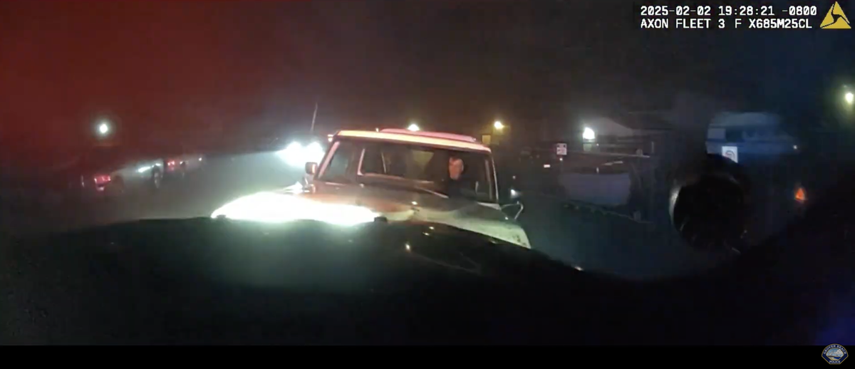 Grover Beach resident Steven Tomis, 62, was arrested on suspicion of attempted murder, assault with a deadly weapon on a peace officer and DUI with injury on Feb. 2, 2025. Dash cam footage from a Grover Beach Police Department patrol vehicle show Tomis colliding with a police car head-on.