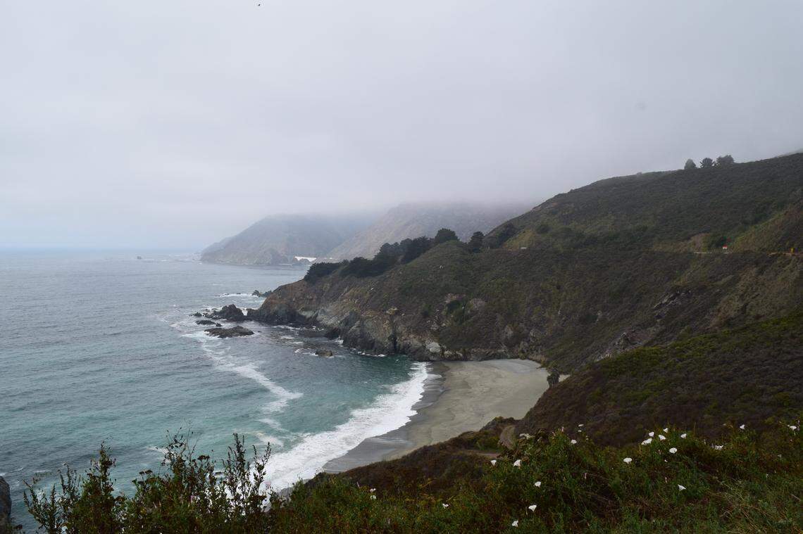 Highway 1 through Big Sur is closed due to the Dolan Fire.