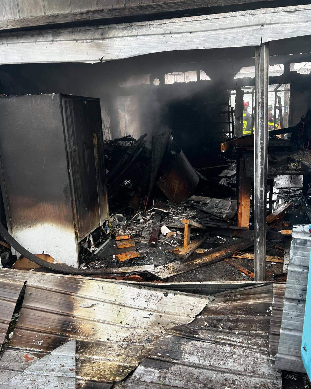 Firefighters knocked down a residential fire at an Atascadero home on Jan. 18, 2025.