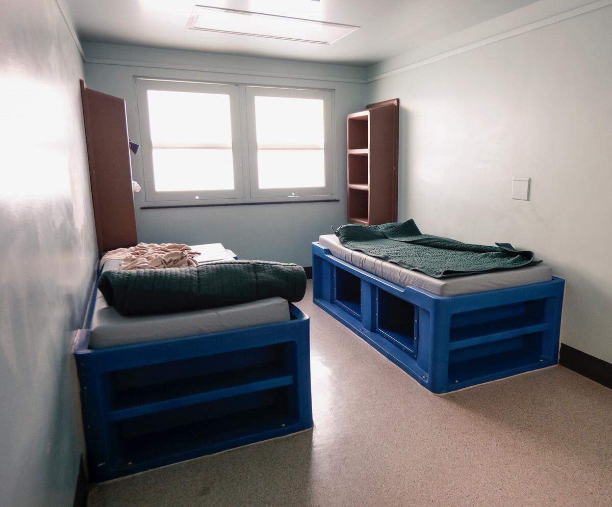 A room in the adult wing of the Psychiatric Health Facility in San Luis Obispo.