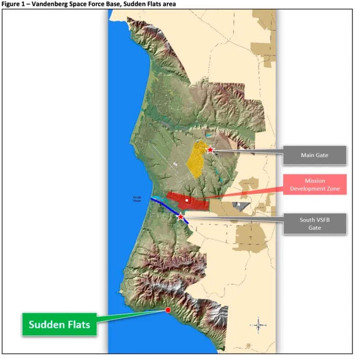 A request for information released by the U.S. Space Force asks rocket manufacturers whether they want a launch site for a super heavy vehicle on the southern end of Vandenberg Space Force Base.